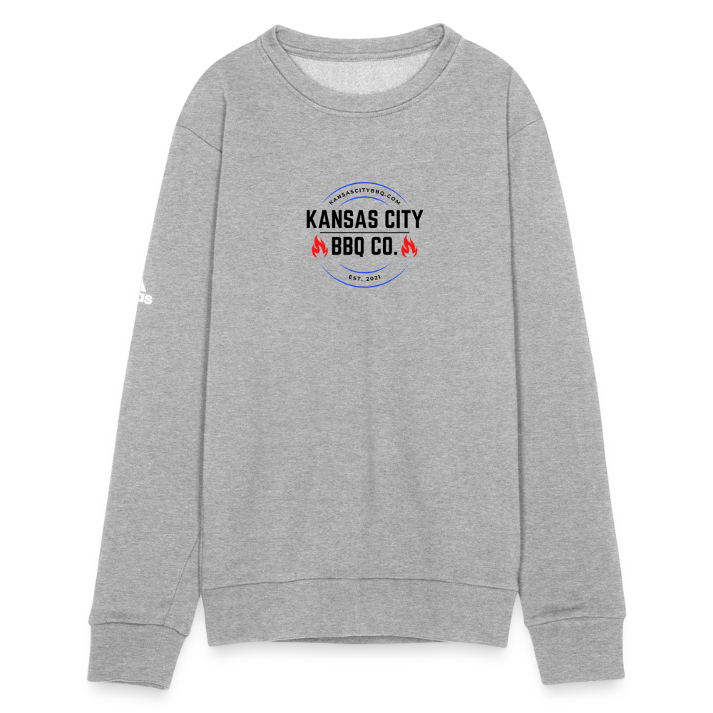 Adidas Unisex Fleece Crewneck Sweatshirt - heather gray