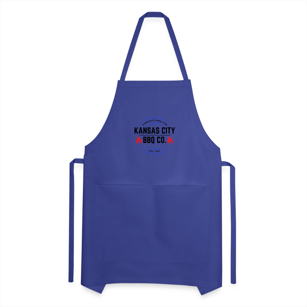 Adjustable Apron - royal blue