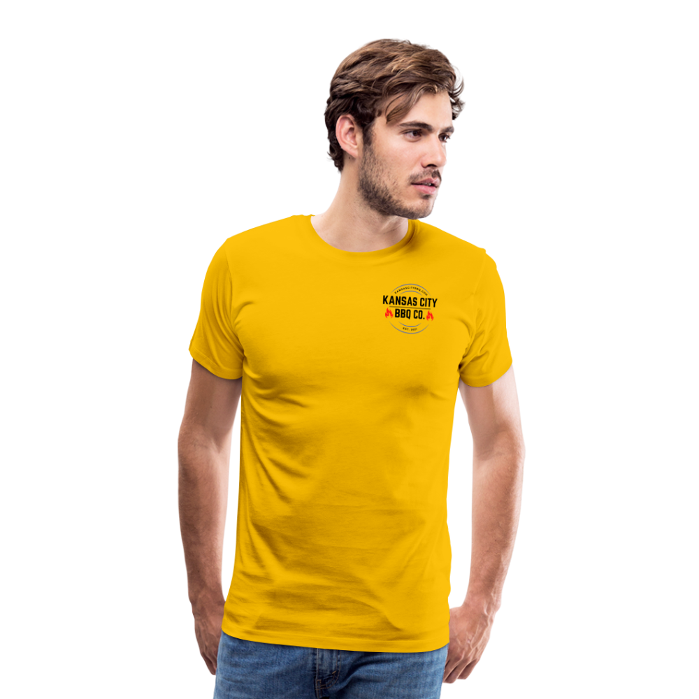 Kansas City BBQ Company shirt - sun yellow