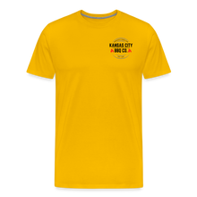 Load image into Gallery viewer, Kansas City BBQ Company shirt - sun yellow
