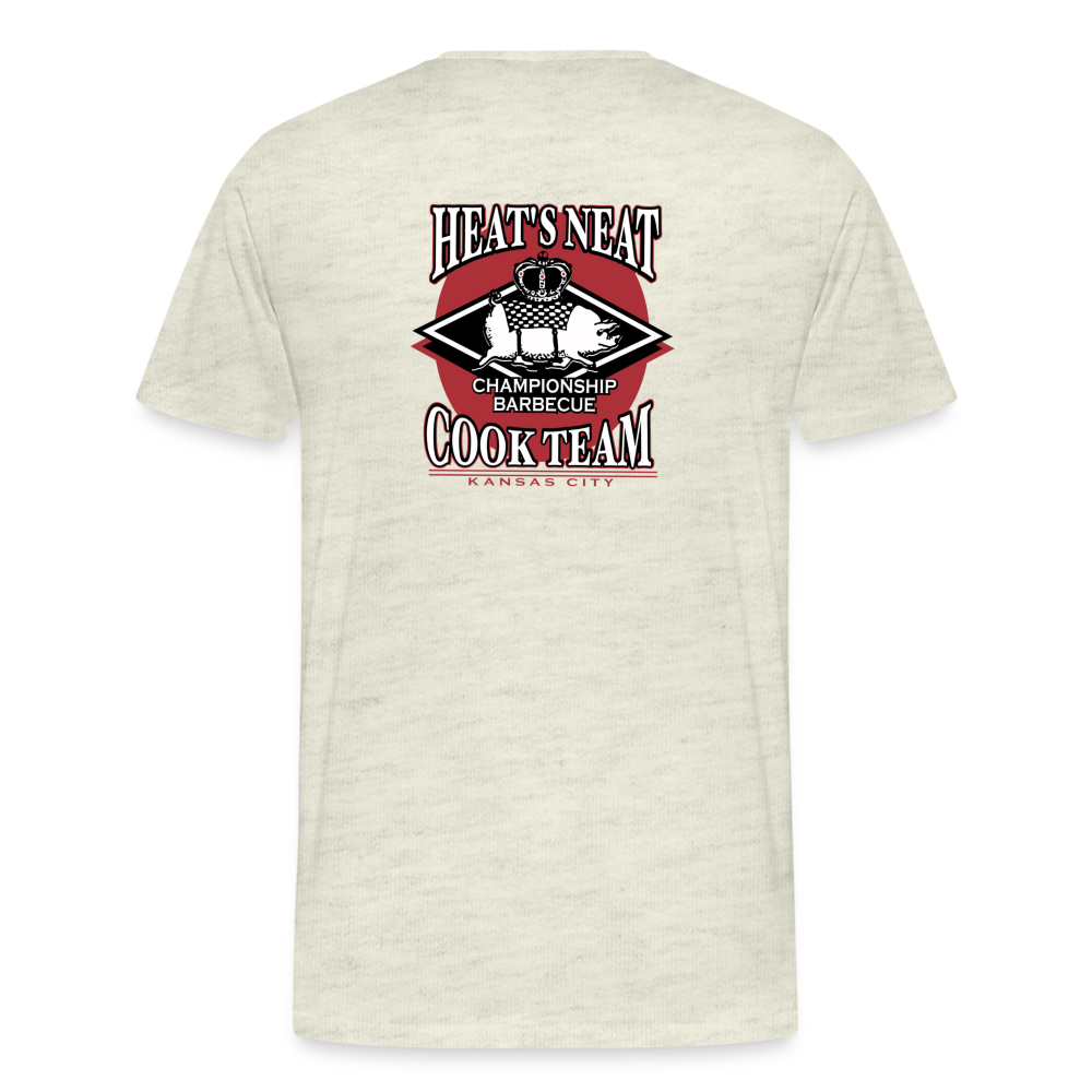 Kansas City BBQ Company shirt - heather oatmeal