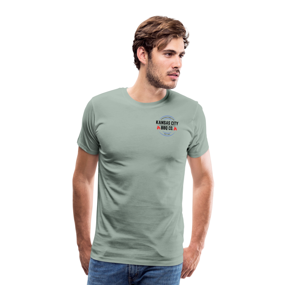 Kansas City BBQ Company shirt - steel green