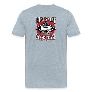 Kansas City BBQ Company shirt - heather ice blue